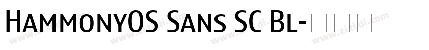 HammonyOS Sans SC Bl字体转换 HammonyOS Sans SC Bl字体转换